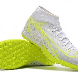 New Nike Superfly 8 Academy TF 39 45 Grey Yellow High Soccer Cleats