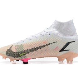 Discount Nike Superfly 8 Elite FG39 45 White Black Soccer Cleats