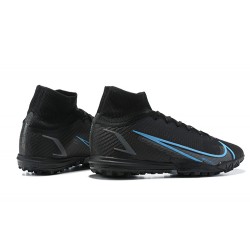 Buy Nike Superfly 8 Elite TF 39 45 Black Blue High Soccer Cleats