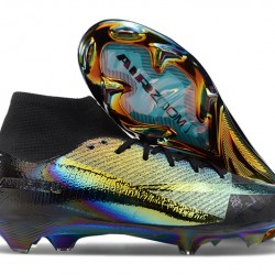 Nike Mercurial Superfly 10 Elite FG Black Gold Men's Soccer Cleats