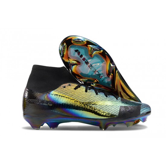 Click To Order Nike Mercurial Superfly 10 Elite FG Black Gold Mens Soccer Cleats For Sale