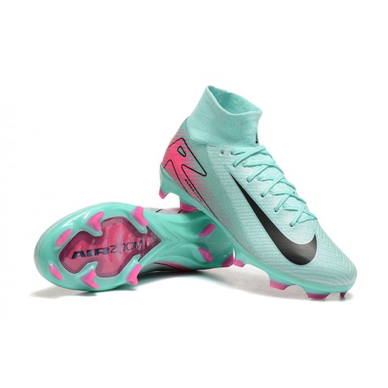 Popular Goods Nike Mercurial Superfly 10 Elite FG Black and Pink Mens Soccer Cleats Shop Online