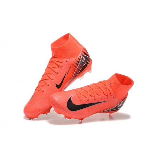 Goods That Sell Well Nike Mercurial Superfly 10 Elite FG Black and Red Mens Soccer Cleats Sale