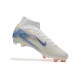 Where Can I Buy Nike Mercurial Superfly 10 Elite FG Blue and White Mens Soccer Cleats On Sale