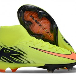 Nike Mercurial Superfly 10 Elite FG Chartreuse and Orange Men's Soccer Cleats