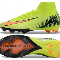 Nike Mercurial Superfly 10 Elite FG Chartreuse and Orange Men's Soccer Cleats