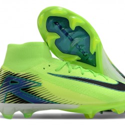 Nike Mercurial Superfly 10 Elite FG Green and Black Men's Soccer Cleats