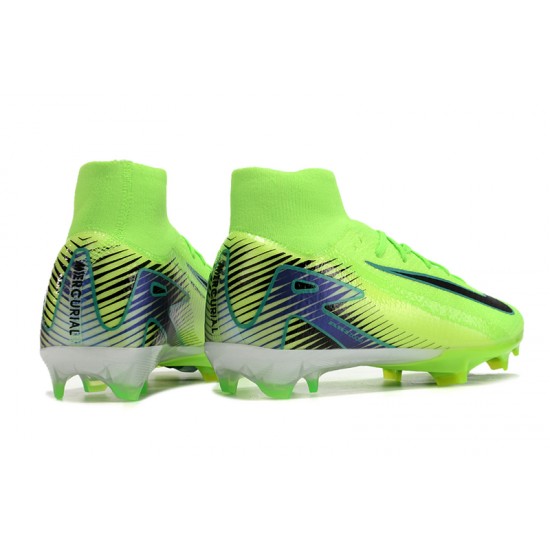 To Have A Strong Footing In A Market Nike Mercurial Superfly 10 Elite FG Green and Black Mens Soccer Cleats Shop