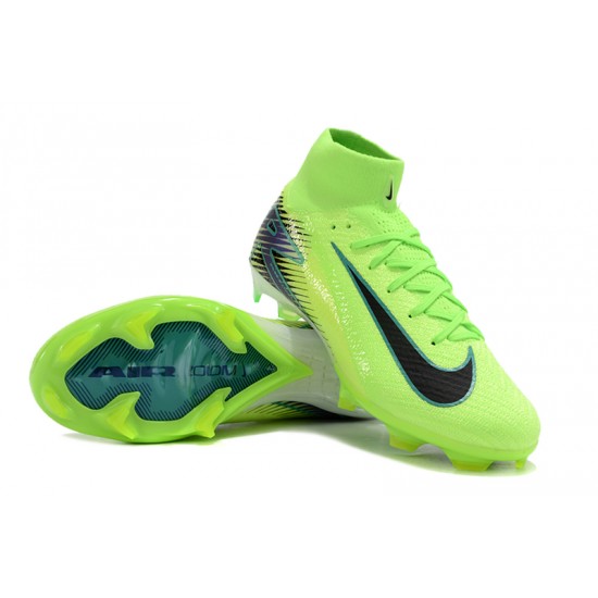 To Have A Strong Footing In A Market Nike Mercurial Superfly 10 Elite FG Green and Black Mens Soccer Cleats Shop