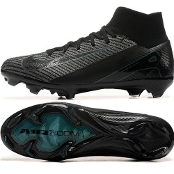 Nike Mercurial Superfly 10 Elite FG Black and Grey Men's Soccer Cleats