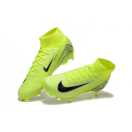 Our Top Picks Nike Mercurial Superfly 10 Elite FG Neongreen Mens Soccer Cleats Shop Online