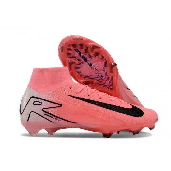 Discover Nike Mercurial Superfly 10 Elite FG Pink and Black Mens Soccer Cleats Online