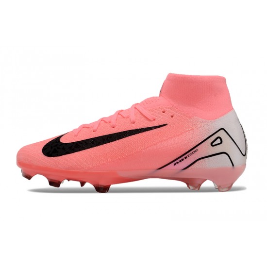 Discover Nike Mercurial Superfly 10 Elite FG Pink and Black Mens Soccer Cleats Online