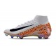 Shop Now Nike Mercurial Superfly 10 Elite FG White and Orange Mens Soccer Cleats For Sale