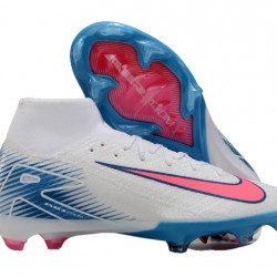 Nike Mercurial Superfly 10 Elite FG White and Pink Men's Soccer Cleats