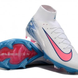 Nike Mercurial Superfly 10 Elite FG White and Pink Men's Soccer Cleats