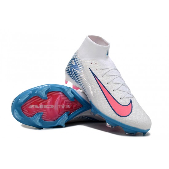 The Best Seller Nike Mercurial Superfly 10 Elite FG White and Pink Mens Soccer Cleats Sale