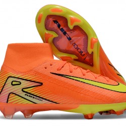 Nike Mercurial Superfly 10 Elite FG Yellow and Orange Men's Soccer Cleats