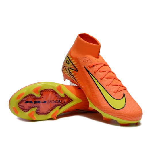 To Find A Ready Market Nike Mercurial Superfly 10 Elite FG Yellow and Orange Mens Soccer Cleats Online Shop