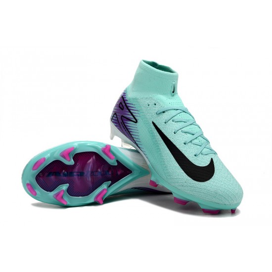 Buy Nike Mercurial Superfly 10 Elite FG Purply and Black Mens Soccer Cleats Shop