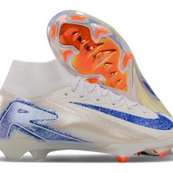 Nike Mercurial Superfly 10 Elite FG White Bule Men's Soccer Cleats