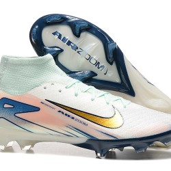 Nike Mercurial Superfly 10 Elite FG White and Gold Men's Soccer Cleats