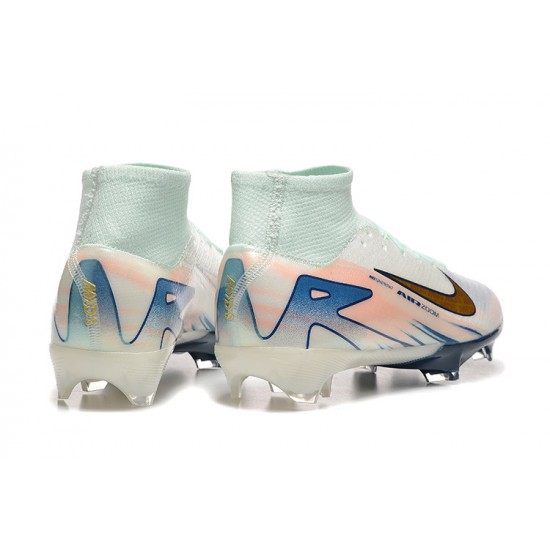 To Find A Ready Market Nike Mercurial Superfly 10 Elite FG White and Gold Mens Soccer Cleats Shop Online