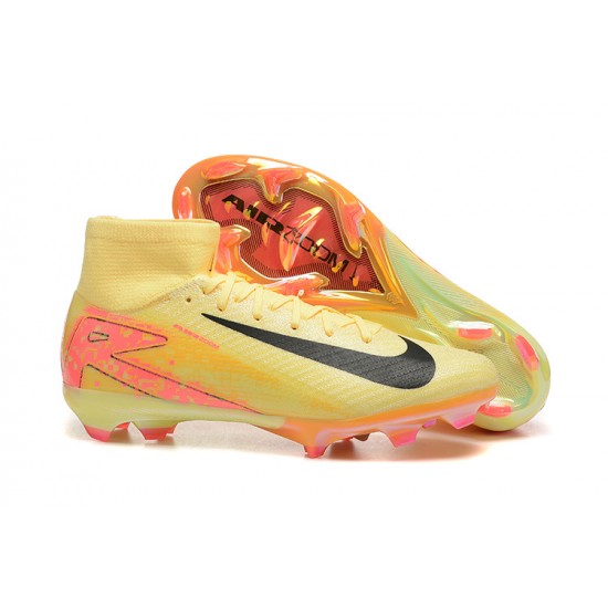 Order To Buy Nike Mercurial Superfly 10 Elite FG Yellow Pink Mens Soccer Cleats Online Shop