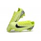 Buy Nike Mercurial Vapor 16 Elite FG Neongreen and Black Mens Soccer Cleats Sale