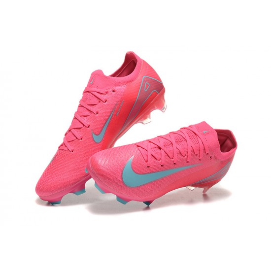 Buy Nike Mercurial Vapor 16 Elite FG Pink and Blue Mens Soccer Cleats On Sale