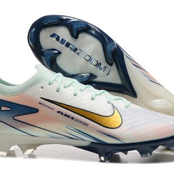 Nike Mercurial Vapor 16 Elite FG White and Gold Men's Soccer Cleats