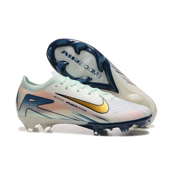 The Best Seller Nike Mercurial Vapor 16 Elite FG White and Gold Mens Soccer Cleats Shop Online