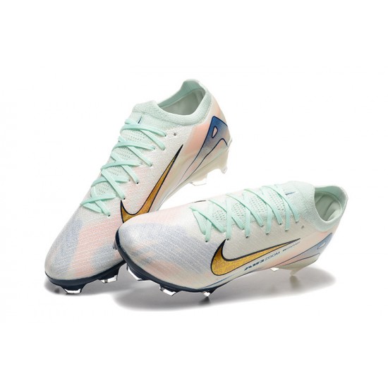 The Best Seller Nike Mercurial Vapor 16 Elite FG White and Gold Mens Soccer Cleats Shop Online