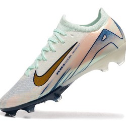 Nike Mercurial Vapor 16 Elite FG White and Gold Men's Soccer Cleats