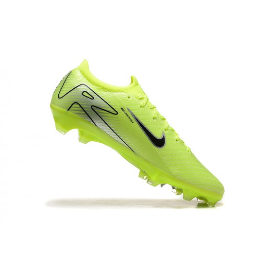 Click To Order Nike Mercurial Vapor 16 Elite FG Neongreen and Black Mens Soccer Cleats On Sale