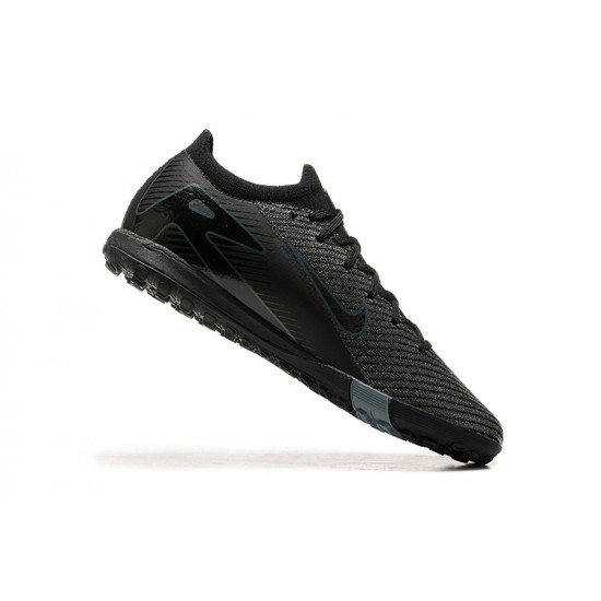 Shop Now Nike Mercurial Vapor 16 Elite TF Black and Grey Mens Soccer Cleats On Sale