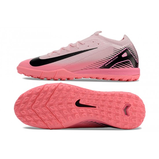 High Quality Nike Mercurial Vapor 16 Elite TF Black and Pink Mens Soccer Cleats Online Shop