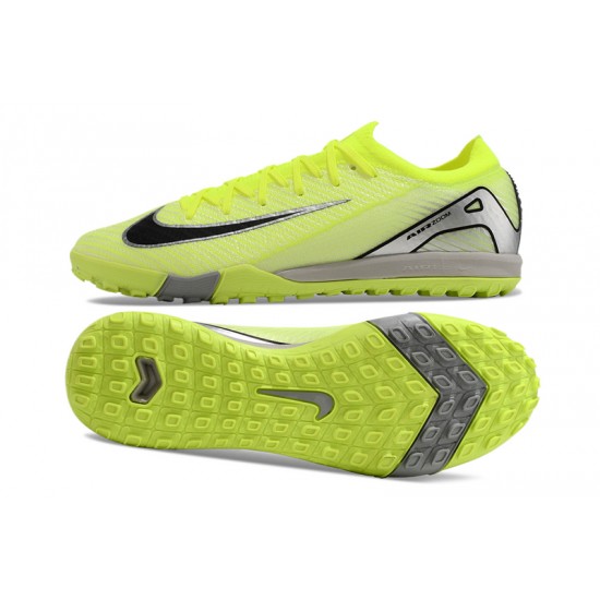 Explore Nike Mercurial Vapor 16 Elite TF Chartreuse Grey Mens Soccer Cleats Online