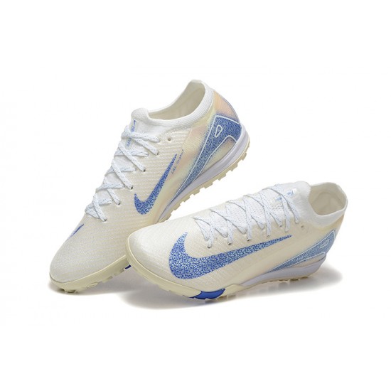 The Best Seller Nike Mercurial Vapor 16 Elite TF White and Blue Mens Soccer Cleats Online