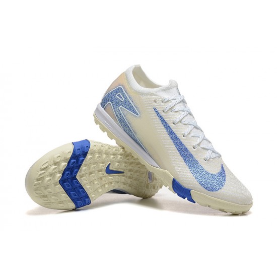 The Best Seller Nike Mercurial Vapor 16 Elite TF White and Blue Mens Soccer Cleats Online