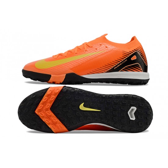 Click To Order Nike Mercurial Vapor 16 Elite TF Orange Black Mens Soccer Cleats Shop Online