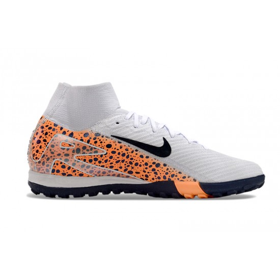 Discover Nike Mercurial Superfly 10 Elite TF White Orange Soccer Cleats Shop