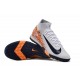 Discover Nike Mercurial Superfly 10 Elite TF White Orange Soccer Cleats Shop