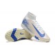 To Have A Ready Market Nike Mercurial Superfly 10 Elite TF White and Blue Soccer Cleats Shop Online