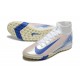 To Have A Ready Market Nike Mercurial Superfly 10 Elite TF White and Blue Soccer Cleats Shop Online