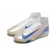 To Have A Ready Market Nike Mercurial Superfly 10 Elite TF White and Blue Soccer Cleats Shop Online