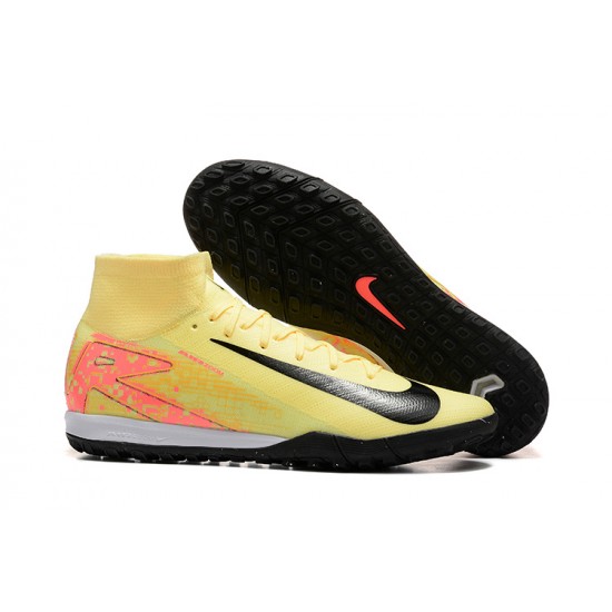 Click To Buy Nike Mercurial Superfly 10 Elite TF Yelleow Black Mens Soccer Cleats Shop Online