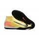 Click To Buy Nike Mercurial Superfly 10 Elite TF Yelleow Black Mens Soccer Cleats Shop Online