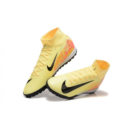 Click To Buy Nike Mercurial Superfly 10 Elite TF Yelleow Black Mens Soccer Cleats Shop Online