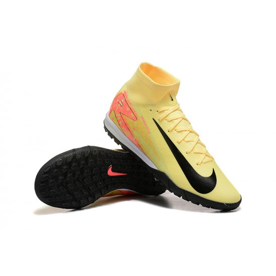 Click To Buy Nike Mercurial Superfly 10 Elite TF Yelleow Black Mens Soccer Cleats Shop Online